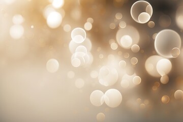 Wall Mural - Abstract background with bokeh defocused lights and bubbles. Abstract bokeh background. Christmas and New Year holidays concept. Christmas background with glass ball and bokeh lights.