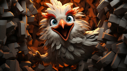 Sticker - head of the eagle HD 8K wallpaper Stock Photographic Image