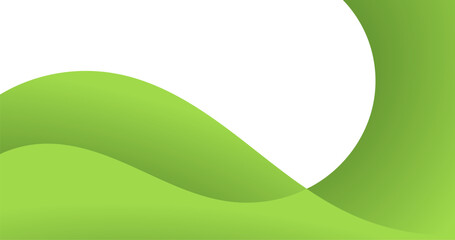 Wall Mural - abstract green curve background for business