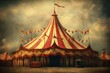 Circus tent. Generative AI