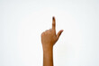 Indian Voter Hands on a white background with a voting symbol
