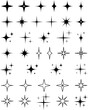 © Emma - Retro Sparkle Stars Mid century Modern Twinkle Star Clip Art Bundle Star Icons Celestial Vector Atomic Starburst MCM Shapes Set Atomic Age Space Age Y2K 1950s 1960s Vintage Scrapbooking