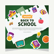 © talang - Template social media post about education