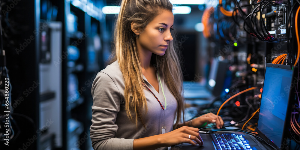 portrait of Computer Network Support Specialist, Analyze, test ...