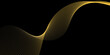 © Noor Al Barakah - Abstract golden or yellow wave and curve lines background. Abstract frequency sound wave technology and science background. Wavy banner, template design.