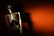 Halloween Skulls and Bones background