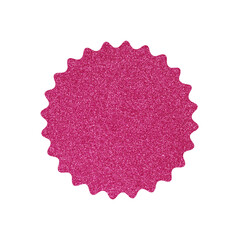 Sticker - Pink glitter sale sticker, price tag, starburst, sunburst