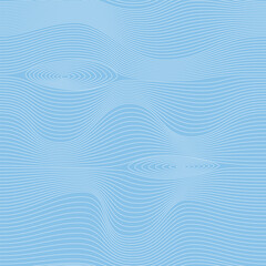 Wall Mural - Wavy line seamless pattern background