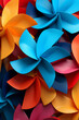 Colorful abstract windmill pattern background