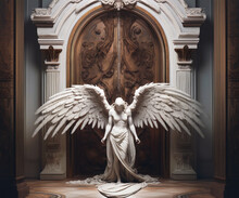 Fallen Angel Statue / Sculpture: Angel Who Rebelled Against God And Was Cast Out Of Heaven