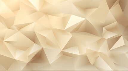  Abstract Background of triangular Patterns in beige Colors. Low Poly Wallpaper