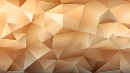  Abstract Background of triangular Patterns in light brown Colors. Low Poly Wallpaper