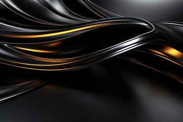 Pure black abstract shiny background stock photo