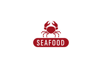 Wall Mural - seafood logo vector icon illustration