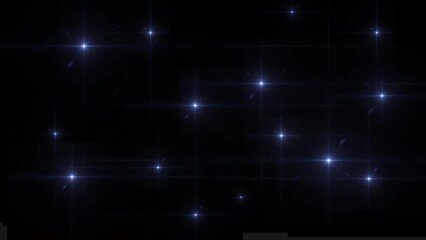 Wall Mural - abstract loop flickering blue stars animation set pack background. 4k seamless loop dynamic kinetic 