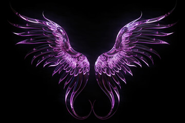 Wall Mural - Purple Wings