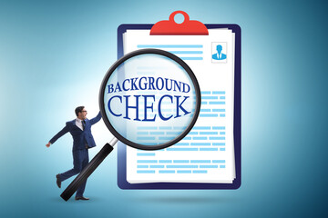 Concept of background security check