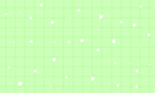 Vector Cute Green Gingham Plaid Checkered Pattern With Heart And Star Background Wallpaper