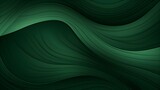 Fototapeta Storczyk - Abstract Background of soft Swirls in dark green Colors. Modern Wallpaper with Copy Space