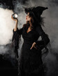 Fortune teller halloween witch