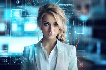 Portrait of a programmer in the modern computer world