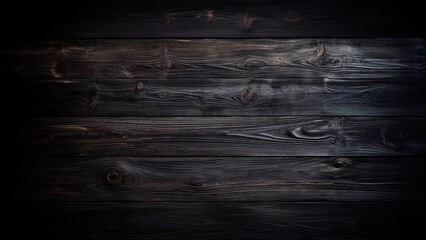 Background with a black wood texture