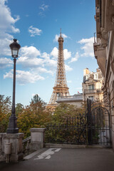 Wall Mural - view of the eiffel tower