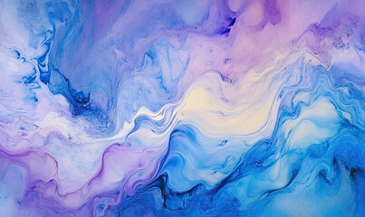 Wall Mural - Texture of flow liquid paints.