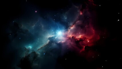 Wall Mural - Beautiful nebula in space - stars - galaxy - cosmos - Concept Art