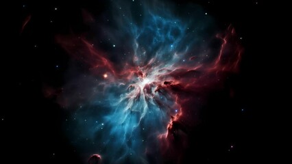 Wall Mural - Beautiful nebula in space - stars - galaxy - cosmos - Concept Art