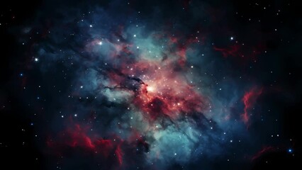 Wall Mural - Beautiful nebula in space - stars - galaxy - cosmos - Concept Art