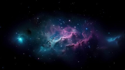 Wall Mural - Beautiful nebula in space - stars - galaxy - cosmos - Concept Art