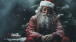 © Adolfo Perez Design - Happy Portrait of Santa Claus, Generative AI