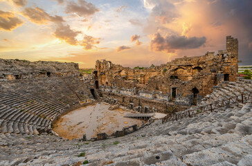 Wall Mural - The Theatre of Perge Ancient City in Antalya