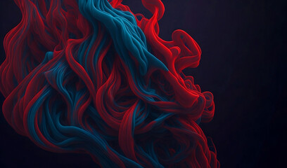 Colorized smoke 4k, red color , green color, blue color, background, wallpaper, high detail, extra detailed, created using generative artificial intelligence tools.