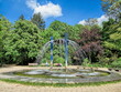 berlin, deutschland - springbrunnen im volkspark friedrichshain