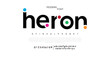 Heron crypto colorful stylish small alphabet letter logo design.