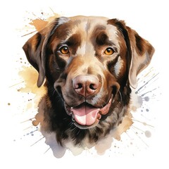 Wall Mural - golden retriever dog