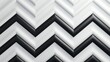 White background with zigzag pattern design.