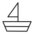 Outline Boat icon