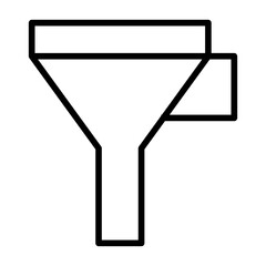 Sticker - Outline Funnel icon