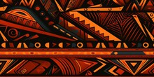 African Tribal Pattern Background