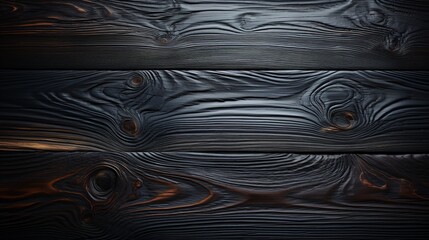 Wall Mural - Dark Ebony Wood Grain Background