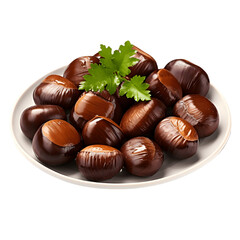 Wall Mural - roasted chestnuts