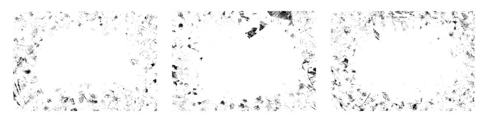 Wall Mural - distressed background overlay with vintage elements such as dirt, scratches, and old paper texture. 