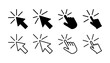 © zo3listic - Click icon vector. cursor icon vector. pointer sign