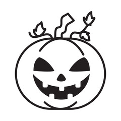 Wall Mural - halloween pumpkin icon