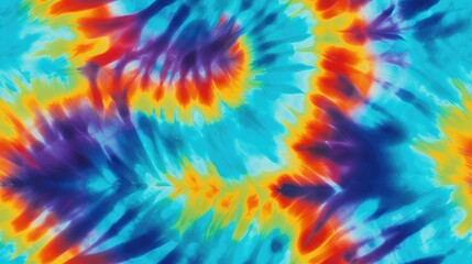 seamless repeatable pattern of tie dye swirls that can be repeated to create an endless pattern. generative AI