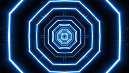 Wall Mural - VJ abstract light event particles concert intro game edm music stage party openers titles led neon tunnel background
