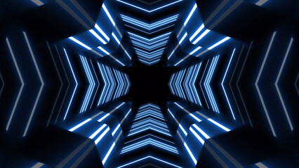 Wall Mural - VJ abstract light event particles concert intro game edm music stage party openers titles led neon tunnel background